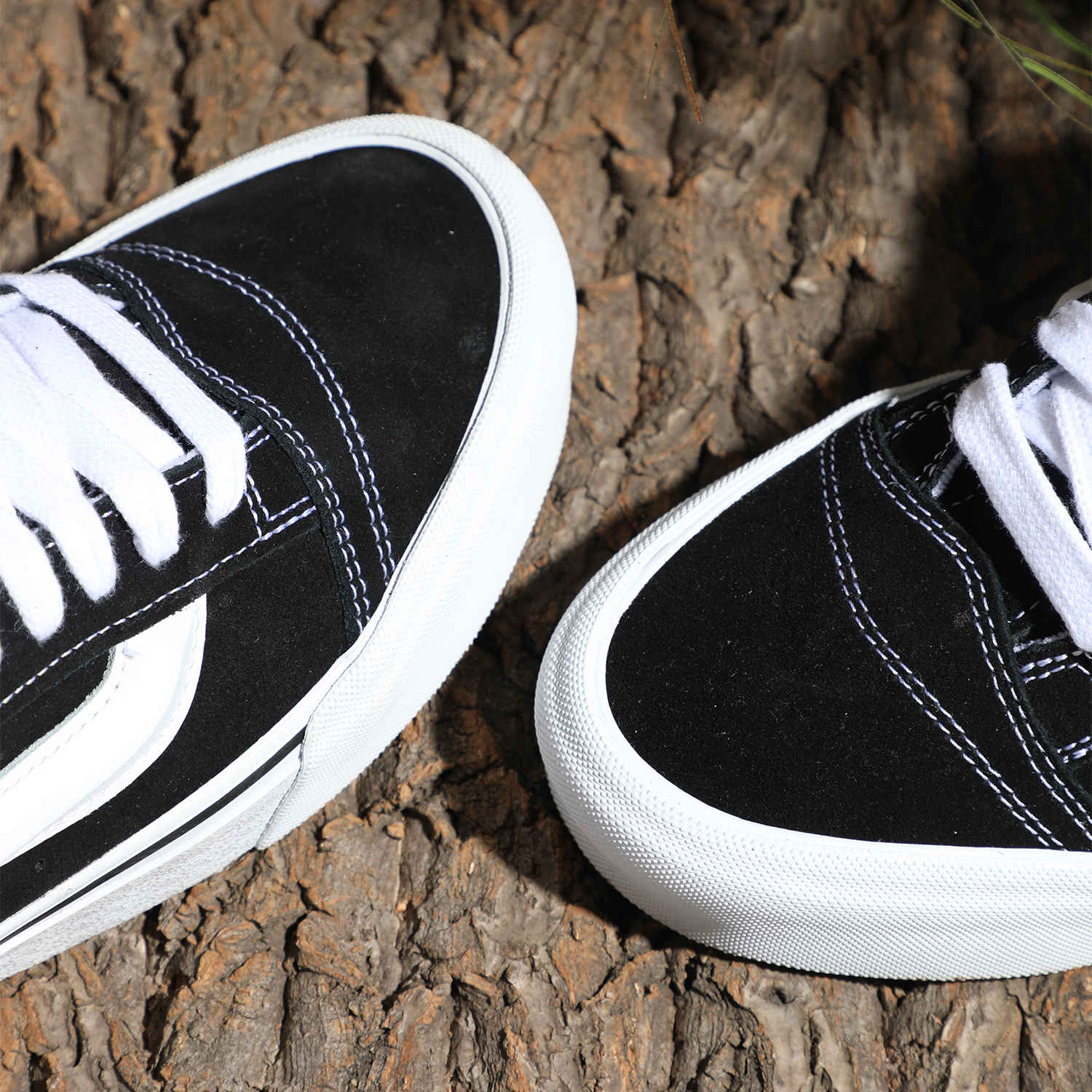 Vans Knu Skool Low Топ Скейтборд Обувь Унисекс Черный белый Подкладка
