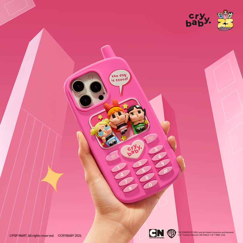 POP MART CRYBABY X The Powerpuff Girls Коллекция Чехол для телефона Трендовые продукты — фото 2
