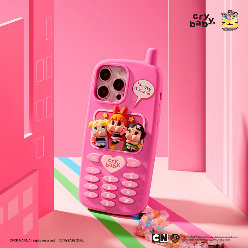 POP MART CRYBABY X The Powerpuff Girls Коллекция Чехол для телефона Трендовые продукты — фото 3