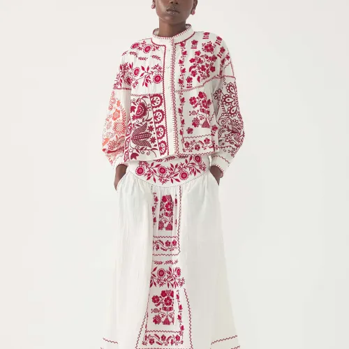 ANTIK BATIK Красные Женские Рубашки