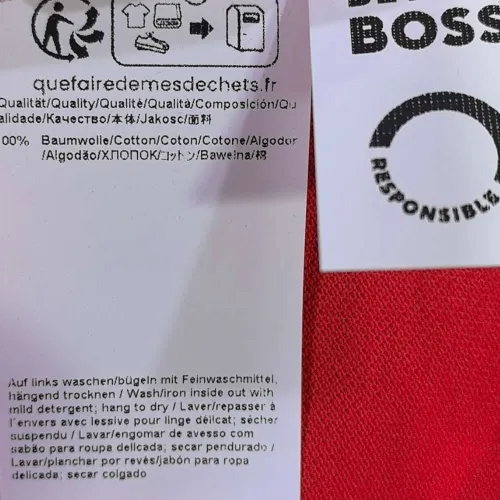 Hugo Boss Мужская поло оранжевого цвета