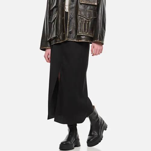 Golden Goose Черные Женские Повседневные Длинные Юбки