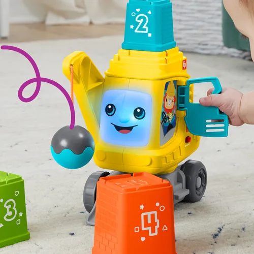 FISHER PRICE Little Crane Музыкальная Игрушка для обучения и сборки