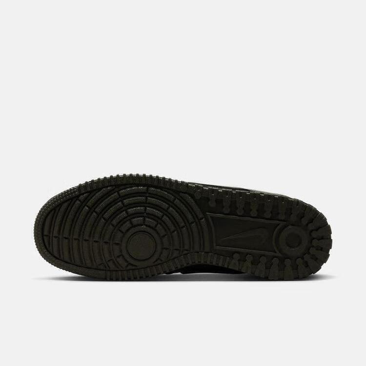 Nike Court Vision Текстиль Синтетическая кожа Коровья спилковая кожа Верх MID Скейтборд Обувь Мужская Оливково-зеленая
