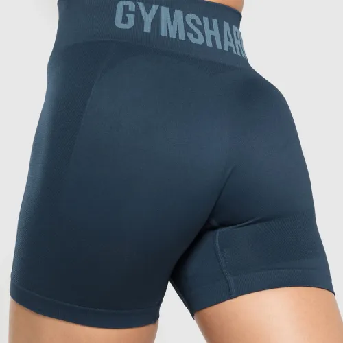 GYMSHARK Морской синий/Джинсовый синий Женские Повседневные шорты