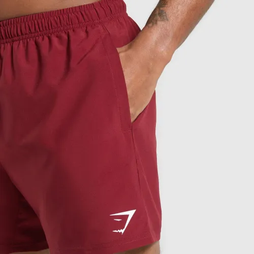 GYMSHARK Red Men's Casual Shorts  
GYMSHARK Красный Мужские Повседневные Шорты
